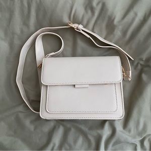white crossbody bag
